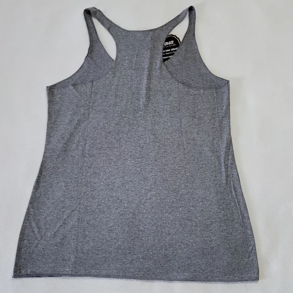 NEW Dallas Mavericks NBA Gameday Couture Womens Racerback Tank Heather Grey Medm - Picture 6 of 11